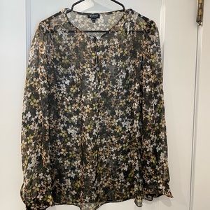 Worth Silk Floral Blouse